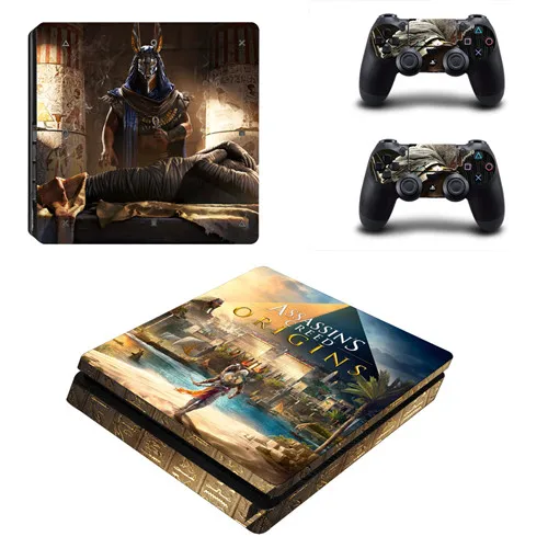 YSP4S-1946 Horizon Zero Dawn PS4 тонкая наклейка защитный чехол из поликарбоната Стикеры для PS4 Slim консоли и контроллер виниловые наклейки на кожу - Цвет: YSP4S-1946