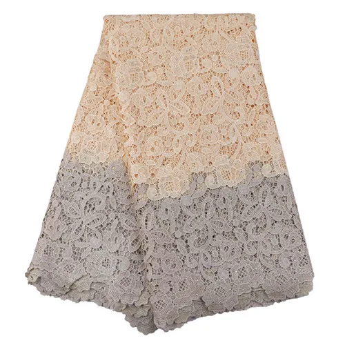 Последние Африканские кружева 2017 химических afbric с камнями модные гипюр шнур