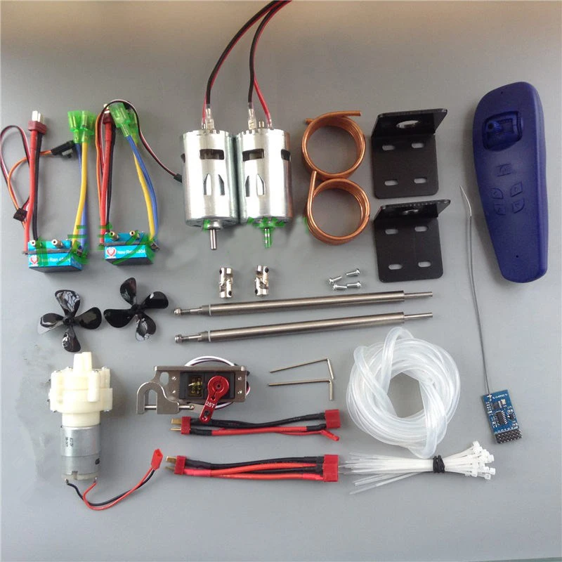 1 комплект 12В 775 мотора W 480A с водяным охлаждением ESC + CW CCW D50mm пропеллер 2 4G приемник