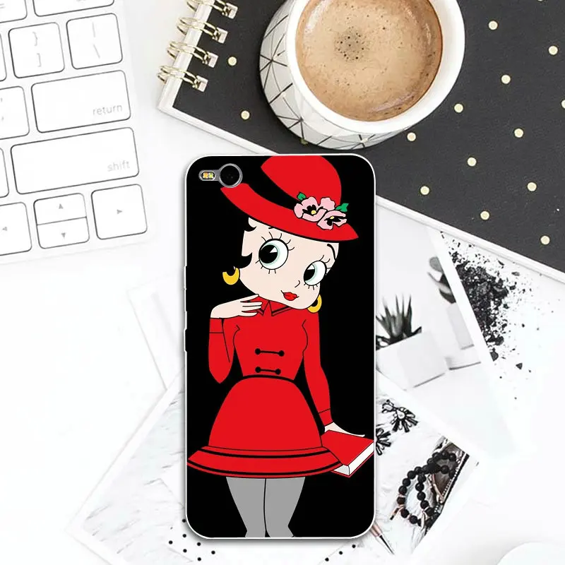 Soft TPU Mobile Phone Case for HTC One U11 M7 M8 M9 M10 E9 Plus Desire 530 626 628 630 816 820 Shell Bag Sexy Girl Betty Boop |