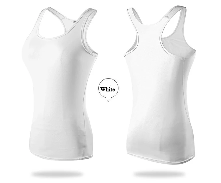 

Women Sleeveless Fitness Vest Exercise Workout Sports T-Shirts Fitness Running Sport Vest Yoga top Gym Quick Drying Clothes