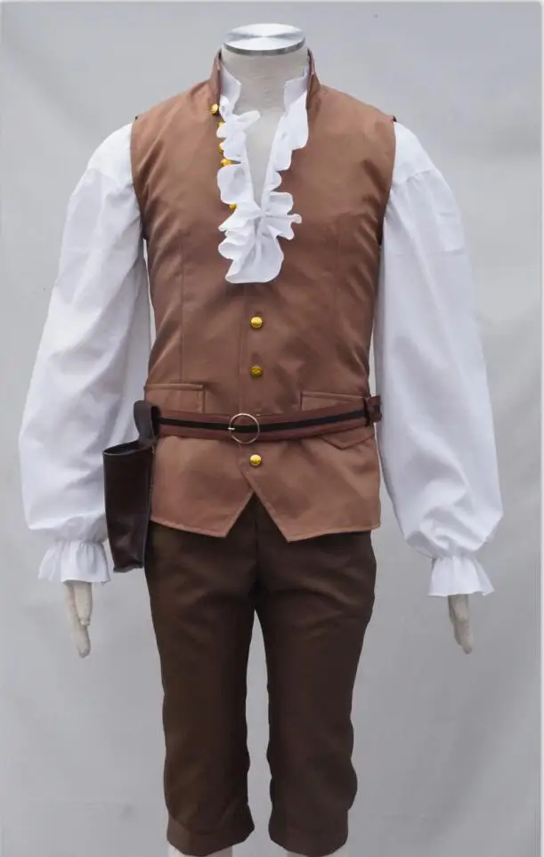 2019 Movie Beauty and The Beast Gaston Cosplay Costume Burgundy Jacket Coat Men Outfit Pants Suit Halloween Carnival Costumes |