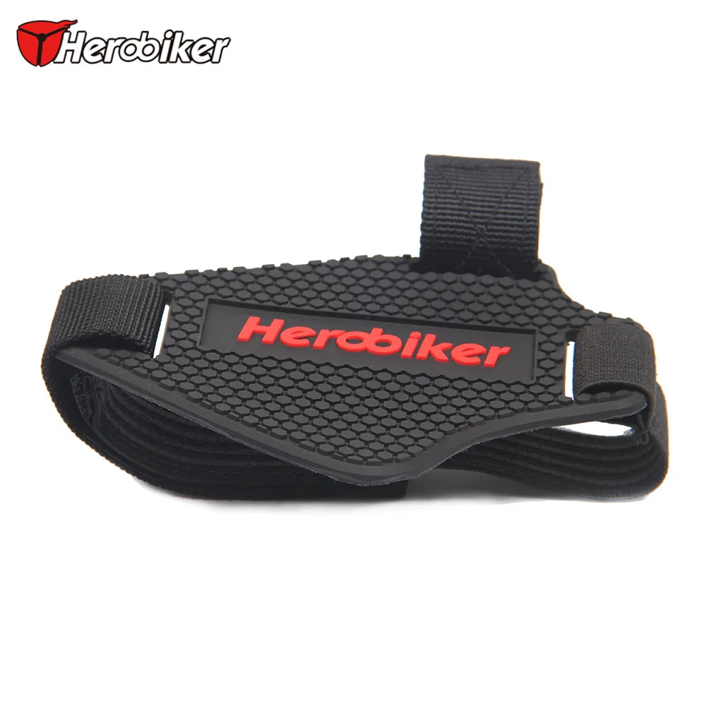 HEROBIKER мото обувь для верховой езды шестерни сдвиг Pad мотоциклетные гоночные ботинки съемное Защитное снаряжение охранники Scuff Mark Защитная крышка