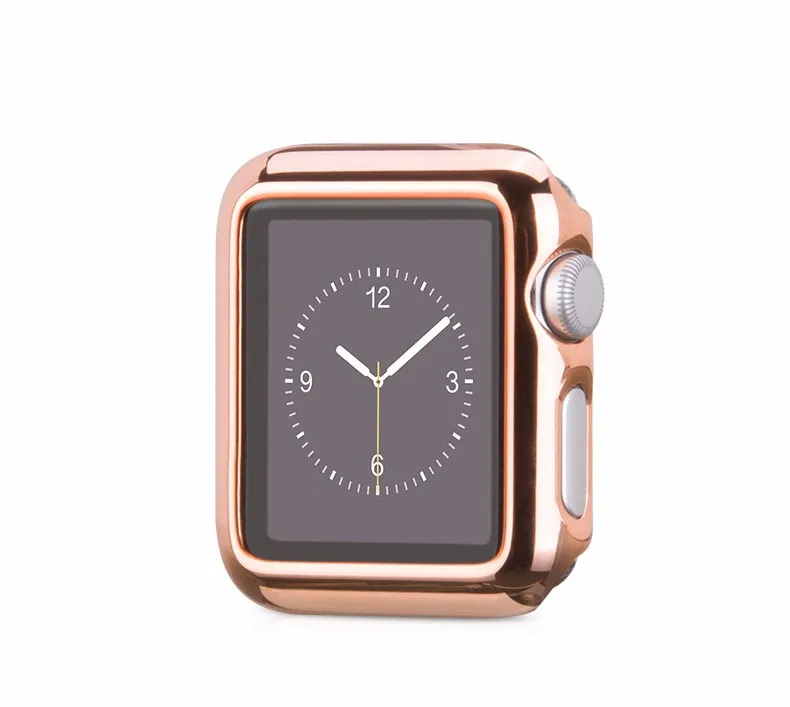 Ультратонкий позолоченный защитный чехол для Apple Watch iwatch 38 мм 42 Серия 1 2