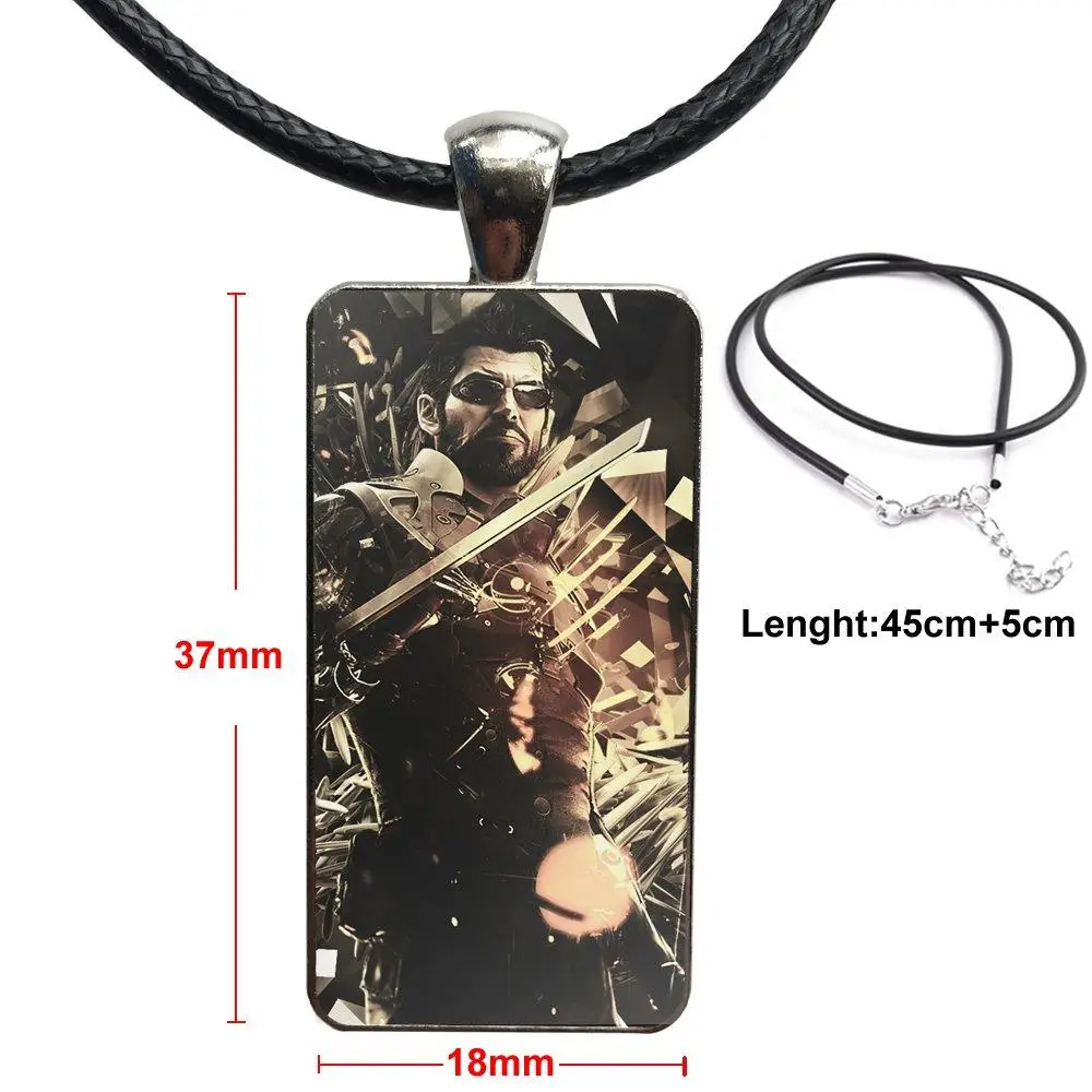 For Women Choker Deus Ex Mankind Divided Games Necklace Fashion Long Chain With Rectangle Jewelry | Украшения и аксессуары