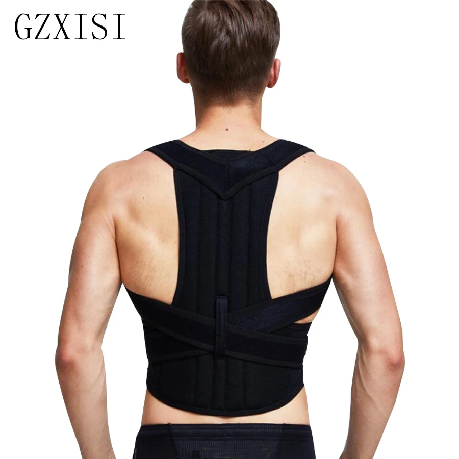 Male Female Body Shaper Adjustable Posture Corrector brace shoulder back support belt Lumbar Support belt back fajas modeladoras