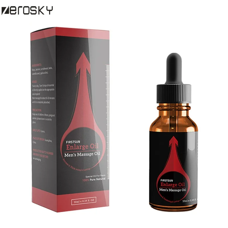 Интимное мужское масло для массажа Zerosky интимные капли мужчин увеличения