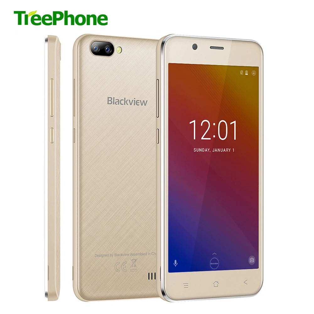 Новый BLACKVIEW A7 смартфон Dual сзади Камера mt6580 четыре ядра мобильный телефон Android 7 0 5