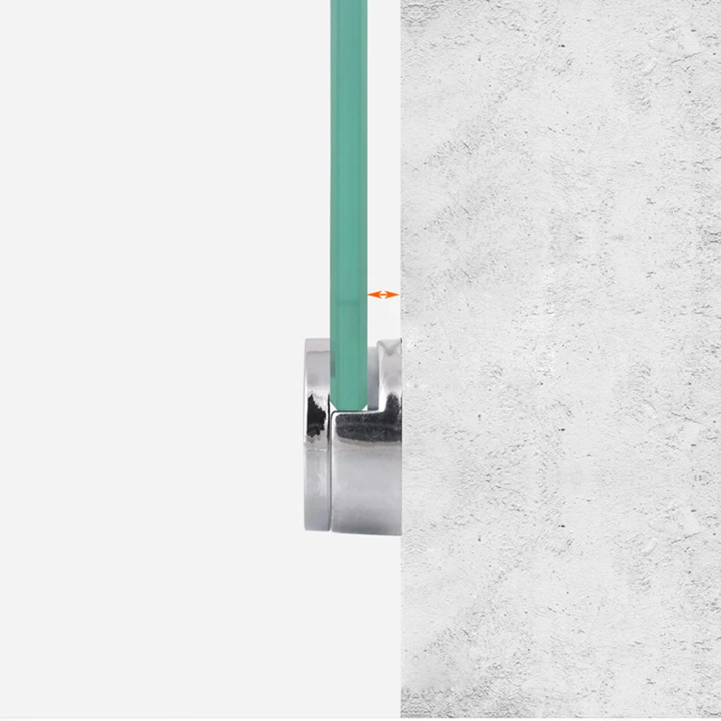 4 шт. Стекло зажим Ванная комната зеркальные Клипсы из цинкового сплава цинковый