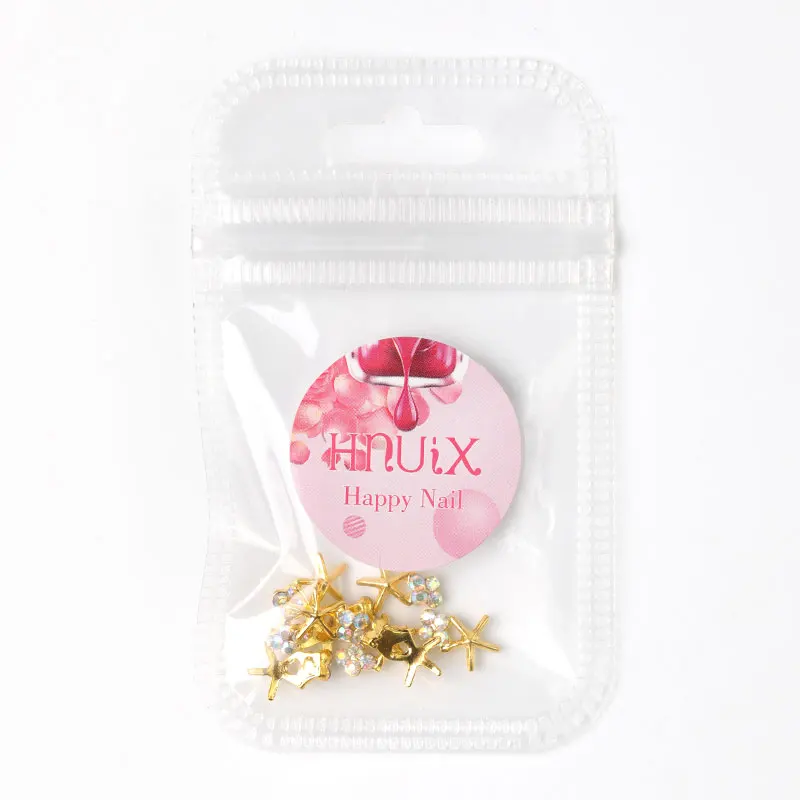 

10 pieces crystal bright pearl nail rhinestone alloy Nail Art decorations glitter DIY 3D CJE nail jewelry pendant