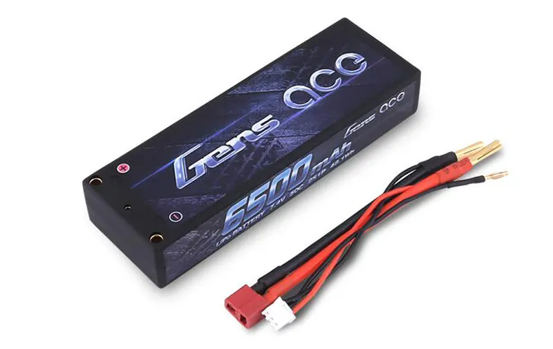 2 шт Gens ace Lipo батарея 2S 6500mAh 6800mAh Lipo 7,4 V батарейный блок Deans Plug 50C 1/8 Scale для Traxxas Slash 4x4 RC автомобилей
