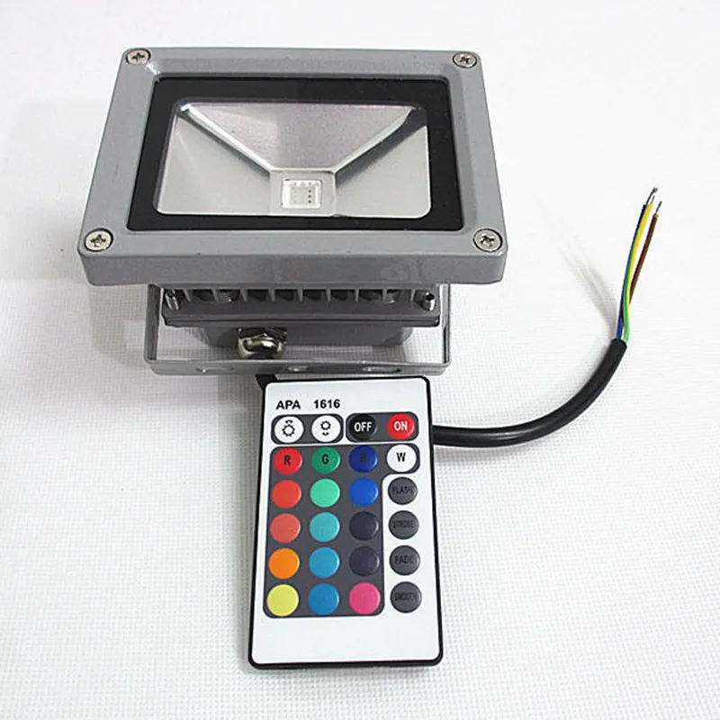 Светодиодный 10 Вт 20 30 50 RGB/белый/WW водостойкий многоцветный RF Наводнение наружная