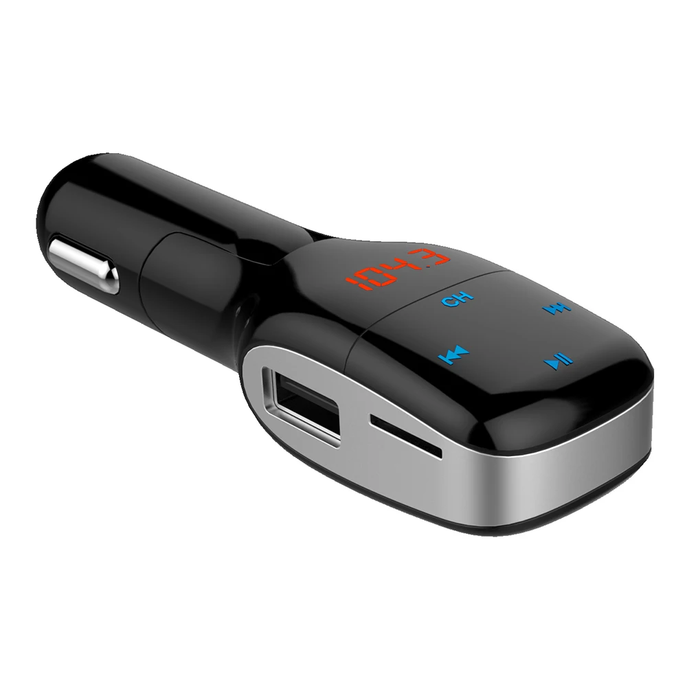 Lonleap Bluetooth автомобильный набор Handsfree Беспроводной FM передатчик Hands Free Aux