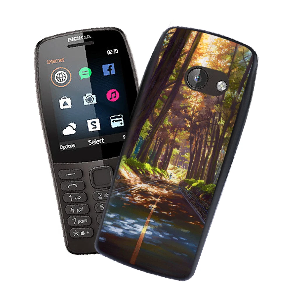 Personalized phone case For Nokia 210 Soft Silicone customized Print Case For Nokia 210 name custom Flip Cover