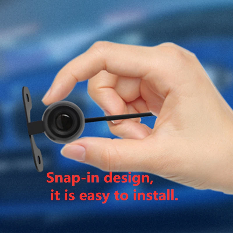 Универсальная задняя камера для автомобиля WETOWE H1 с HD-качеством и 170-градусным обзором, водонепроницаемая для использования при парковке и обратном движении с монитором CCD.