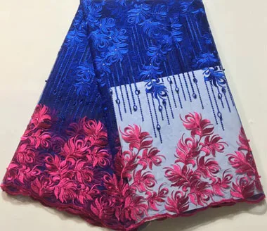 2019 Latest French Nigerian Laces Fabrics High Quality Tulle African Fabric Wedding Lace HLL3245 | Дом и сад