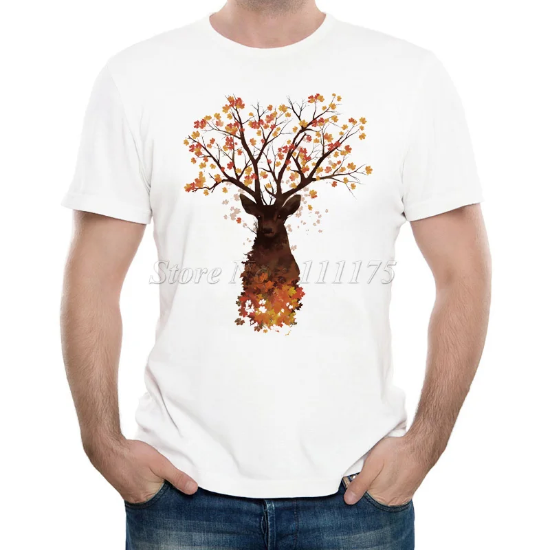 Новое поступление 2019 Мужская модная футболка с абстрактным дизайном осени и