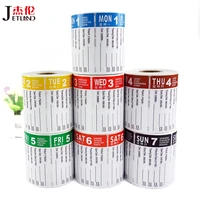 500 stickers 3x2 food rotation label kit food preparation labeling stickers date set day of the weekly label 76x51mm