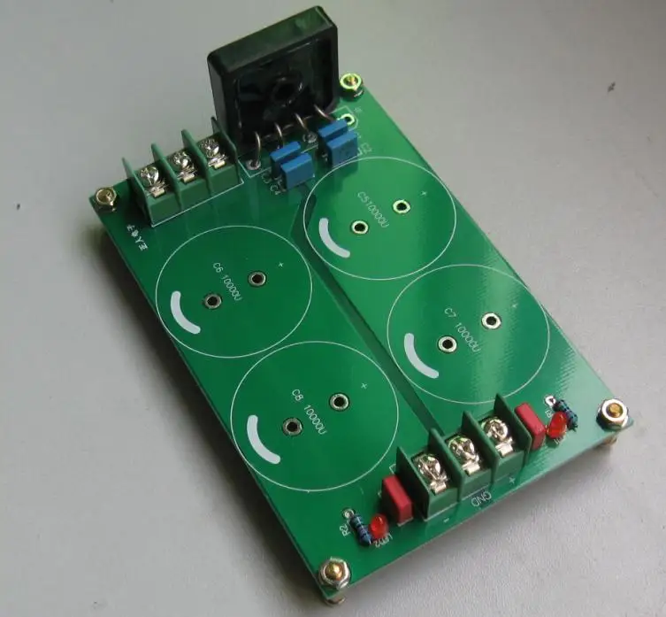 

Top with 35A bridge four capacitor rectifier filter power board / without large capacitors (DIY kit)