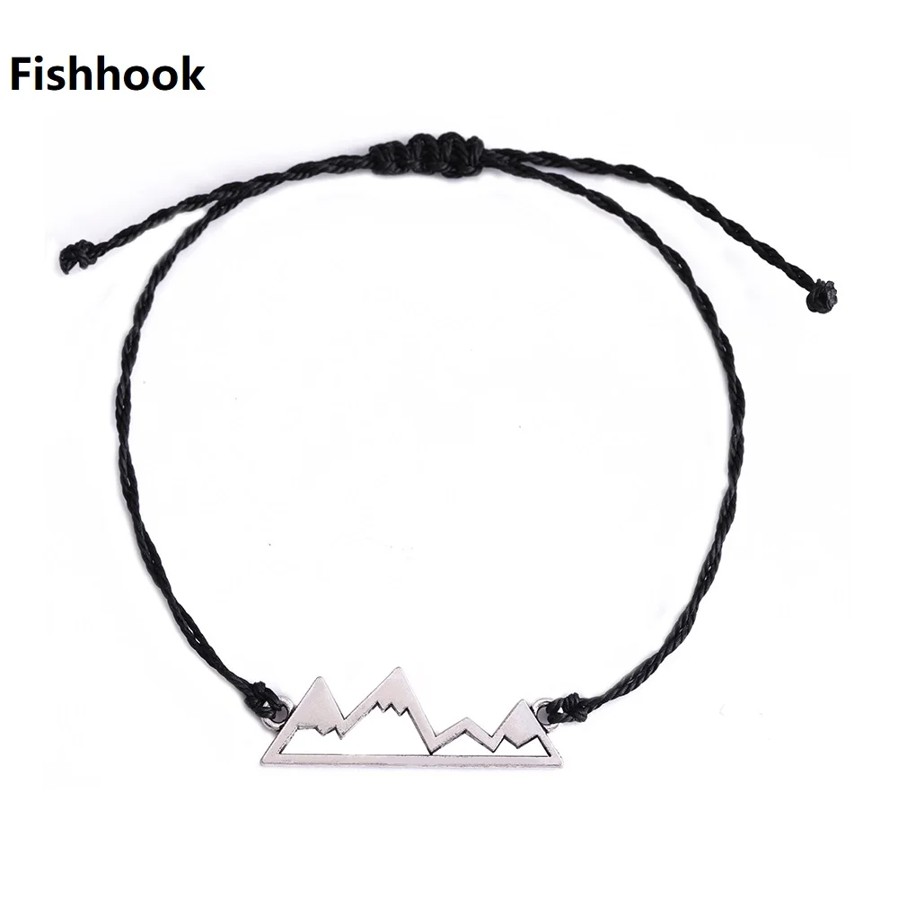 Женский модный браслет ручной работы с крючками тибетского серебристого цвета и