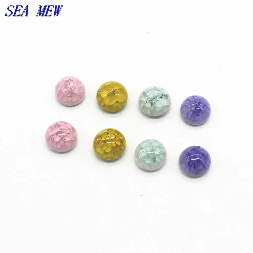 20 шт. круглые соединители для керамических бусин 8 мм|bead connector|connectors for jewelryconnectors
