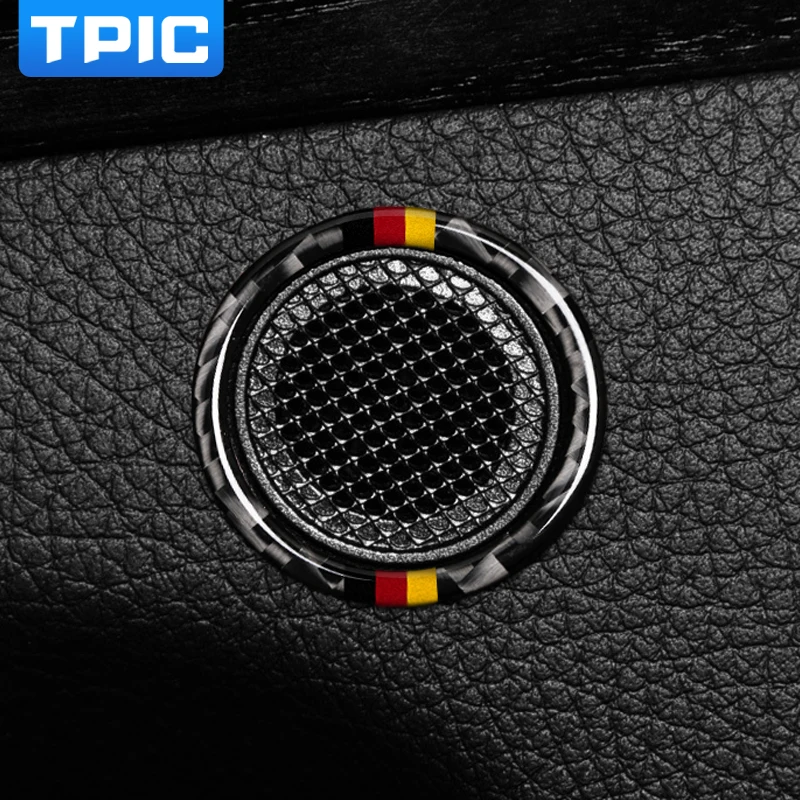 Интерьер автомобиля TPIC карбоновое волокно Φ для Mercedes Benz GLK SLC E C Class 2007-2016