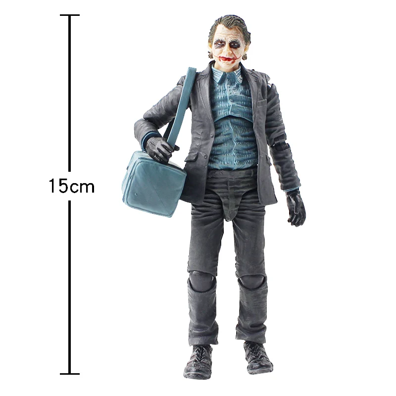 in bag 15 см MAFEX № бадминтонных ракеток 015 Темная ночь Джокер фигурка из ПВХ, движущаяся фигурка, Коллекционная модель, игрушка кукла для детей подарок - Цвет: in bag