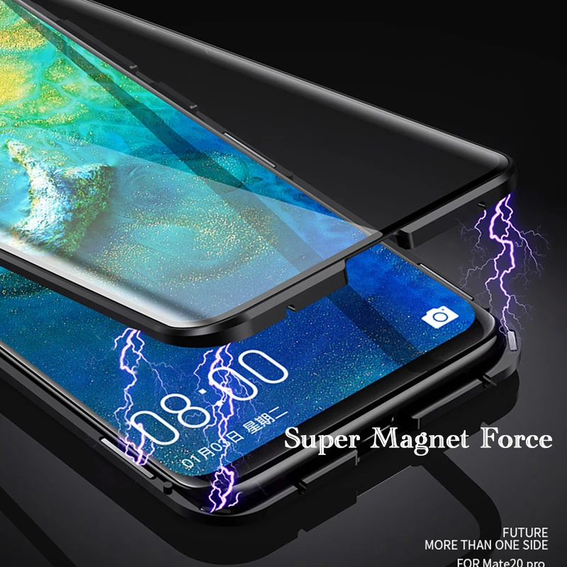 Suntaiho 9H чехол из закаленного стекла для Huawei P30 Pro металлический бампер Mate 20