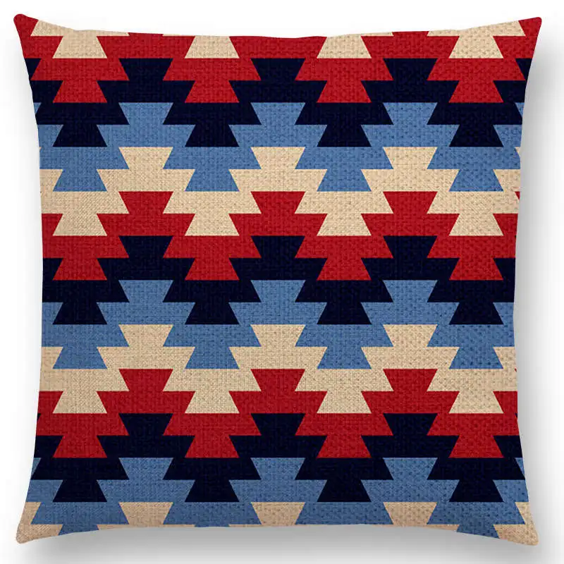 Горячая Распродажа красочный ацтекский геометрический узор племенные принты