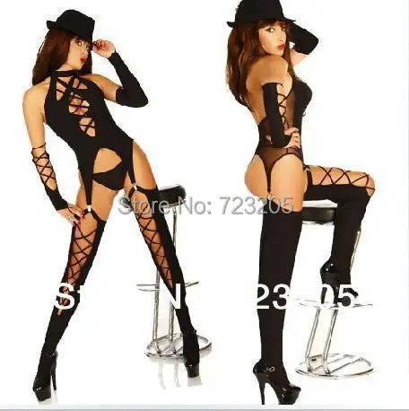 Весна-лето Сексуальное Женское боди имитация облегающее платье сексуальный