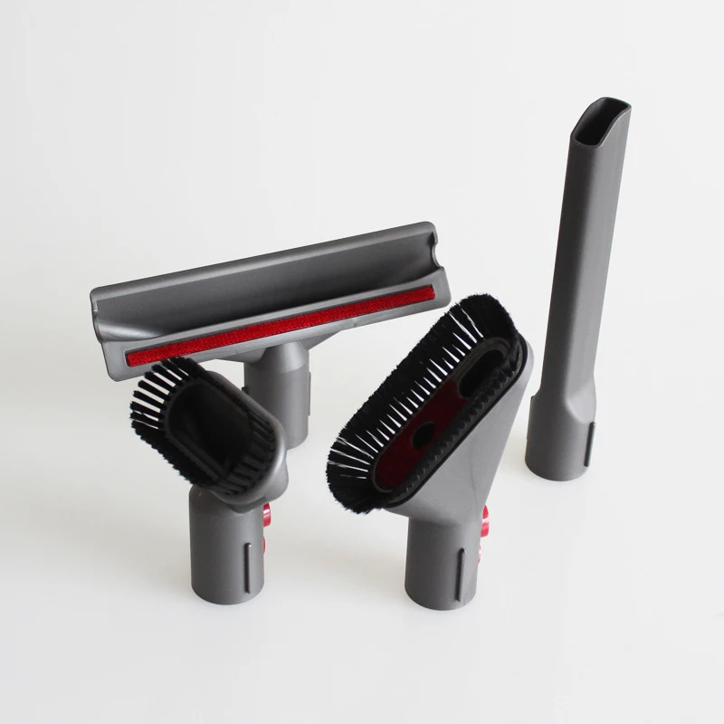 4 шт., насадка-щетка для всасывания пыли, набор для Dyson V8 V7 V10 V11, запчасти для абсолютного пылесоса, аксессуары, насадка, щетка, щелевой инструмент