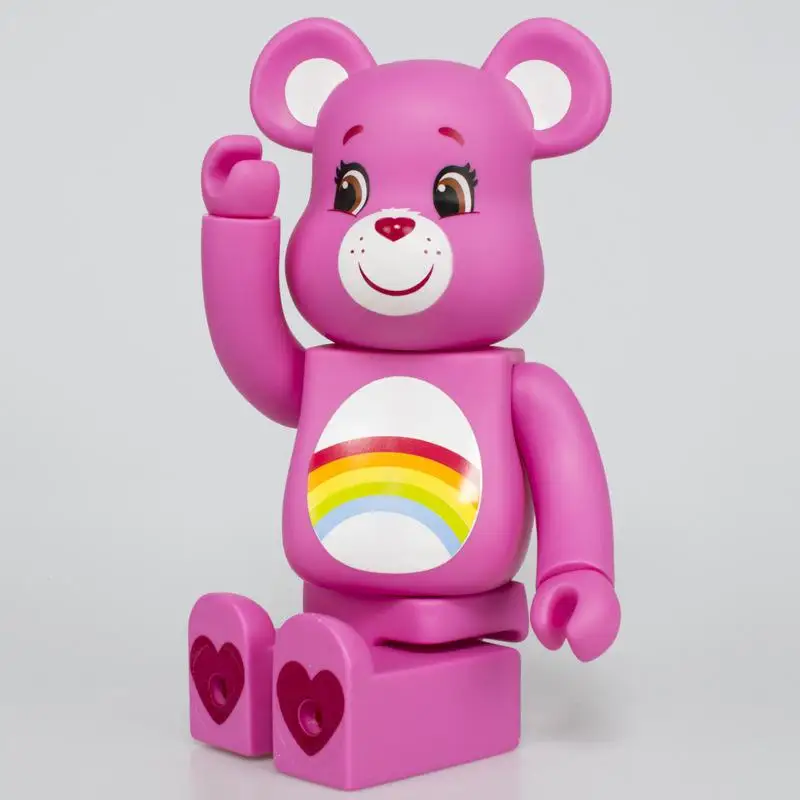 11 дюймов Bearbrick 400% Be@ rBrick Радужный Медведь ПВХ фигурка игрушки для детей - Цвет: A No Box