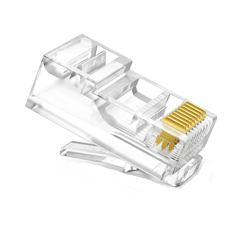 Сетевой Кабельный адаптер 8Pin с прозрачными головками Rj45 неэкранированный utp Cat5