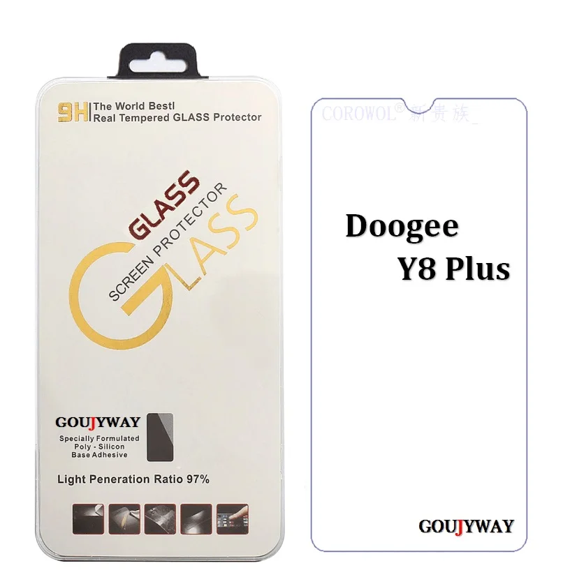 Закаленное стекло Для Doogee Y8 Plus Защитная Пленка премиум класса для закаленное 6 1