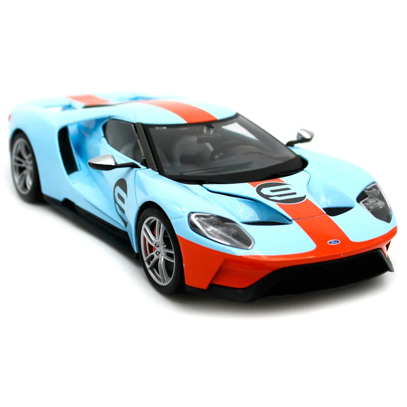 Maisto 1:18 2017 Ford GT спортивный автомобиль в твердом переплете светильник синий литья