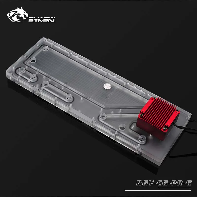 Пластина водяного охлаждения Bykski RGV-CG-PR-G для COUGAR Gemini T чехол RBW(5 В)/RGB(12 В) подходит