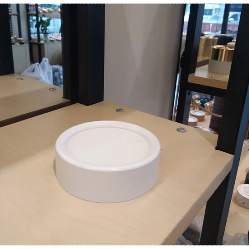 White AC220V светодиодный потолочный светильник круглый 3 Вт 5 Вт 7 Вт 9 Вт 12 Вт 15 Вт 20 Вт потолочный светильник поверхностное крепление лампы для кухни спальни фойе гостиной - Испускаемый цвет: White