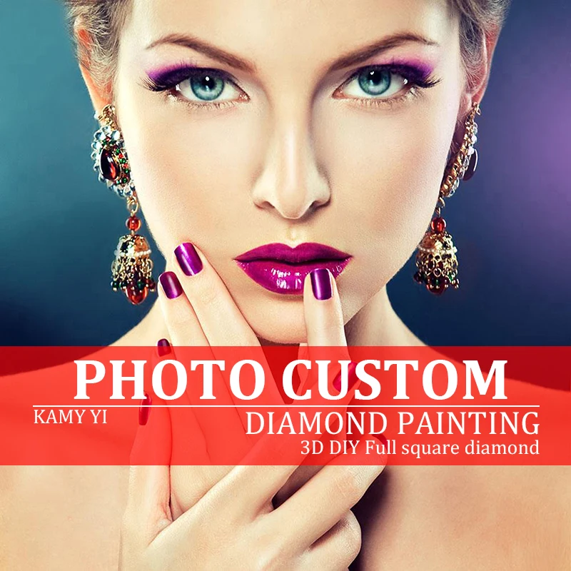 

DIY Diamond Painting! Private custom Photo Custom Make Your Own Diamond Painting Full Drill Diamond Rhinestone Embroidery Decor