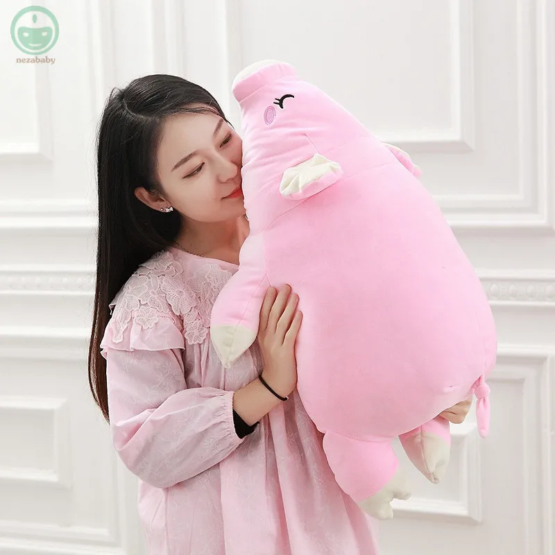 45 см милый розовый поросенок плюшевые игрушки ребенок чучела Игрушечные лошадки