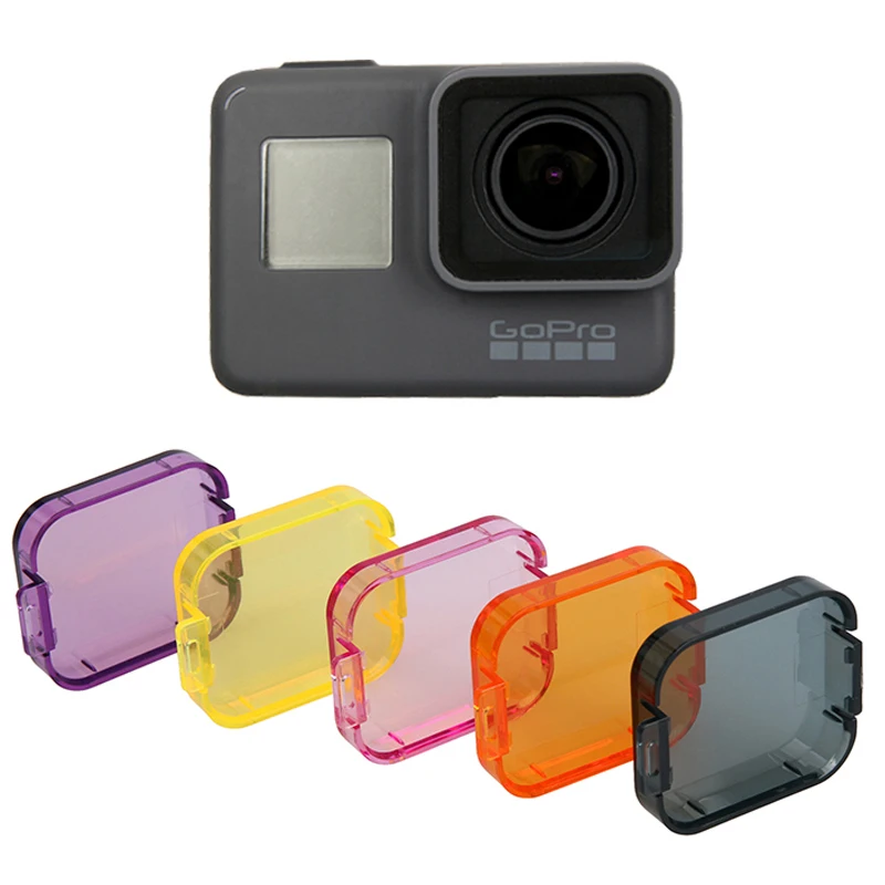 Аксессуары для экшн камеры Go Pro Hero7 водонепроницаемые фильтры корпус дайвинга
