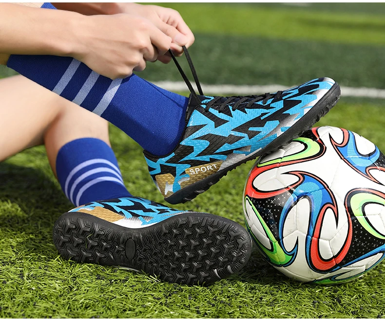 YRRFUOT Turf Indoor мужские сникерсы Дети Мальчики бутсы футбольные бутсы кроссовки оригинальные взрослые футбольные бутсы 30-44 тренировочная обувь