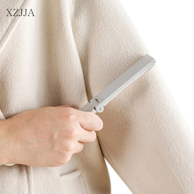 

XZJJA портативная Электростатическая щетка для ворса многоразовая щетка для удаления шерсти домашних животных складная Домашняя одежда Одея...
