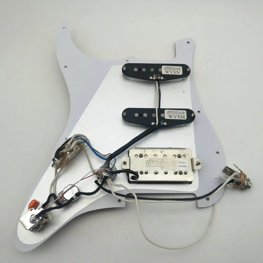 Wilkinson SSH звукосниматель альнико Pickguard жгут проводов Подходит Push Pull функция для гитара Stratocaster