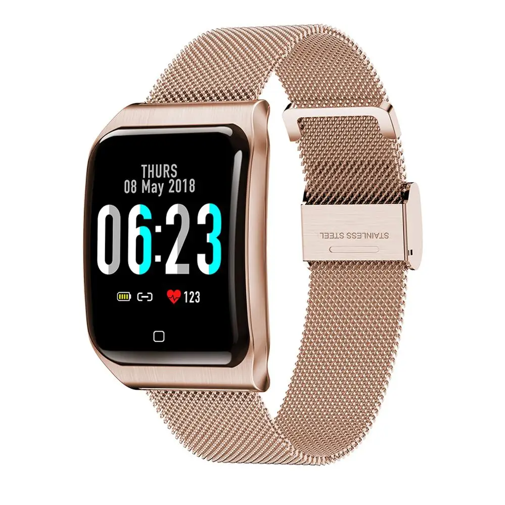 Золотой Новинка, AF6, смарт-часы, спортивные, Smartband, кровяное давление, пульсометр, фитнес-трекер, умные часы - Цвет: Золотой