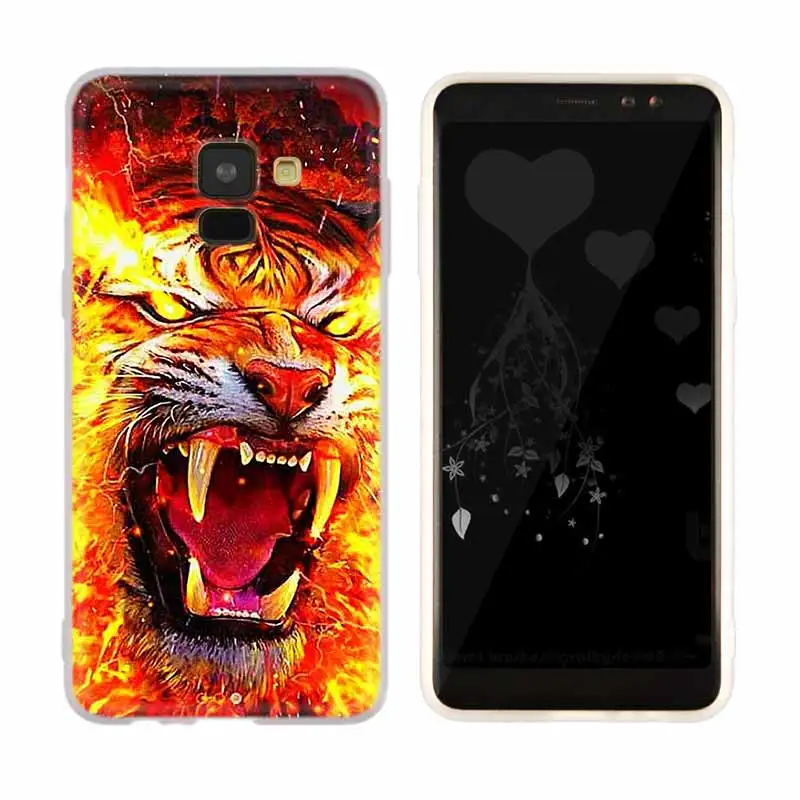 Классический лев тигр Волк чехол для Samsung Галактики A12/A20/A51/A70/A20s/A21s/A32/A50/A50s/A42/A52/A72 5G