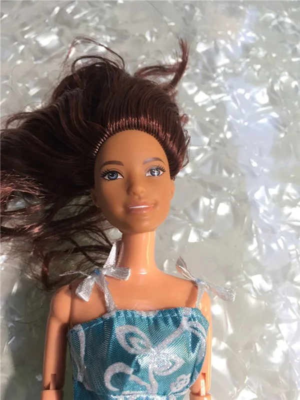 jute hair Идеальные кукольные головки с платьем для девочек кукольные аксессуары для девочек DIY игрушки для принцесс с подвижные швы тела - Цвет: jute hair
