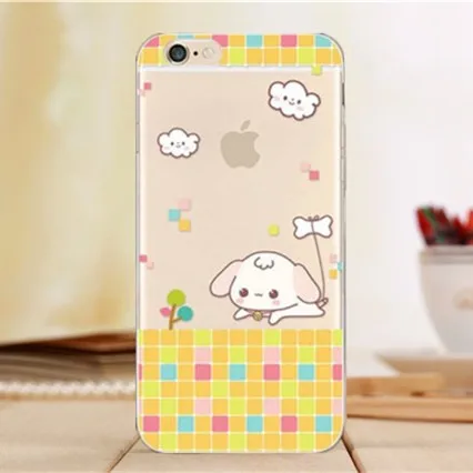 Free shipping cute ultra thin transparent painting cover soft TPU silicone case for apple iphone 5 5s lovely pouch 12 colors |