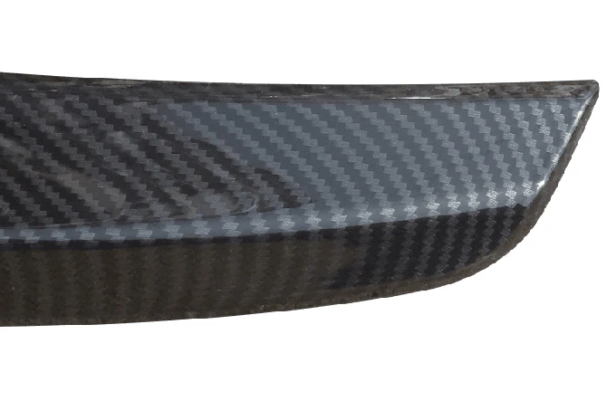 Carbon fiber style Для Mercedes-Benz A-Class A180 A200 A250(V177) ABS задний спойлер крышка отделка молдингом ободок Стайлинг - Цвет: Carbon fiber style