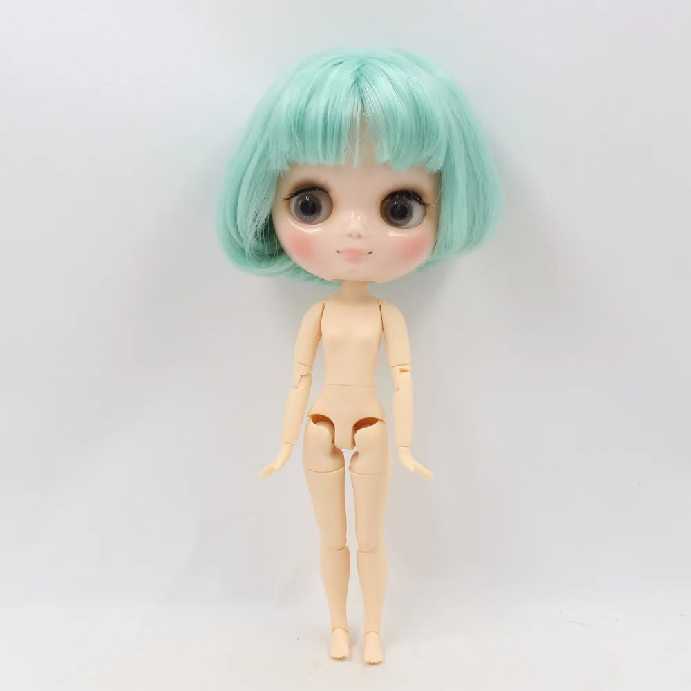 DBS blyth Middie кукла для суставов тела мятно-зеленые волосы короткий боб 1/8 20 см BL4006