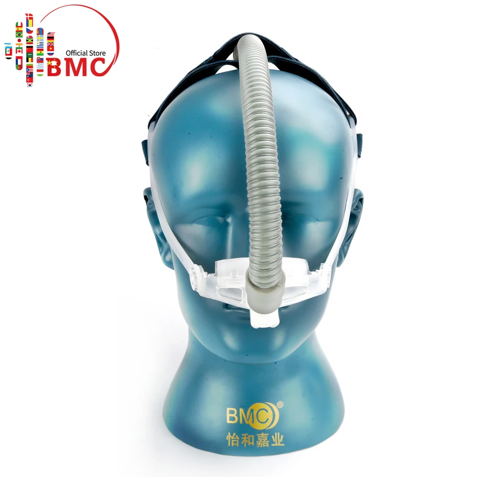 BMC новые поступления CPAP маска для сна подарпосылка с носовой подушкой носовая маска полная маска для лица Бытовая здоровье и гигиена